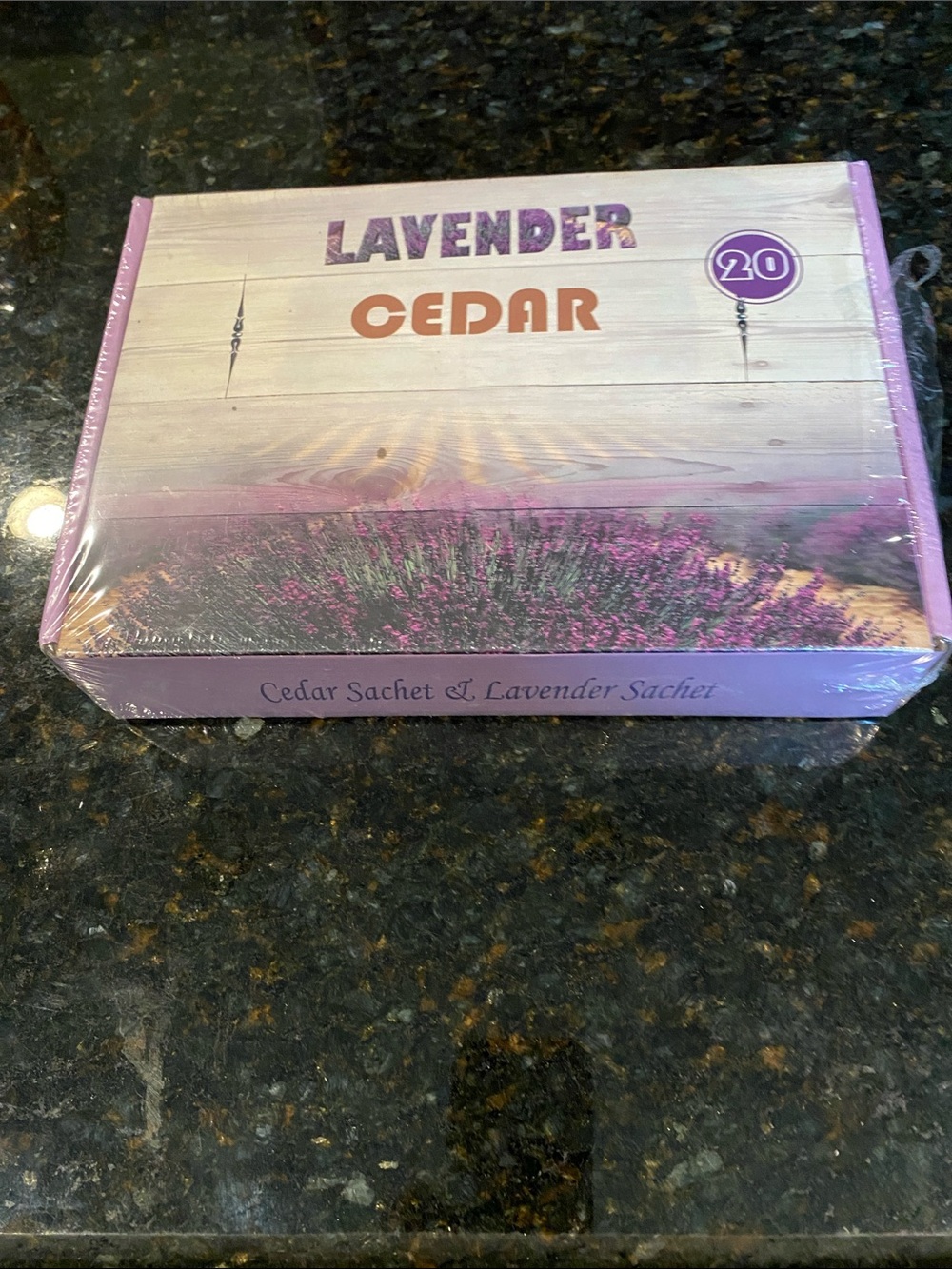 NIB Quantity of 20 Lavender and Cedar Sachets